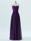 A-line Sweetheart Floor-Length Chiffon Bridesmaid Dresses 2869