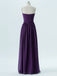 BohoProm Bridesmaid Dress A-line Sweetheart Floor-Length Chiffon Bridesmaid Dresses 2869