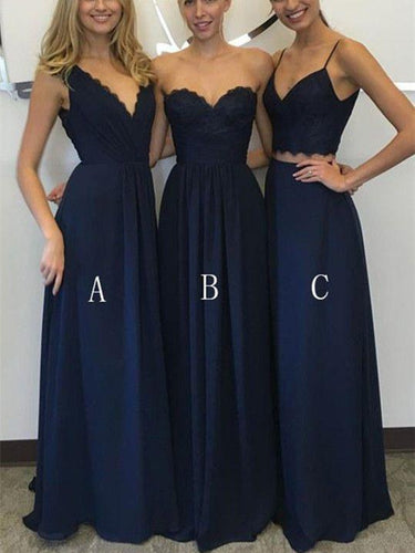 BohoProm Bridesmaid Dress A-line Sweetheart Floor-Length Satin Simple Bridesmaid Dresses HX00163