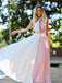 BohoProm Bridesmaid Dress Attractive Chiffon Halter Neckline Sweep Train A-line Bridesmaid Dress BD005