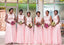 BohoProm Bridesmaid Dress Attractive Chiffon Jewel Neckline A-line Bridesmaid Dresses With Appliques BD036