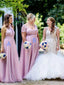 Exquisite Chiffon Floor-length multi-choice A-line Bridesmaid Dresses With Pleats BD042
