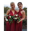 BohoProm Bridesmaid Dress Eye-catching Chiffon Halter Neckline Floor-length A-line Bridesmaid Dresses BD102