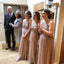 BohoProm Bridesmaid Dress Gorgeous Tulle Jewel Neckline Floor-length A-line Bridesmaid Dresses With Beadings BD049