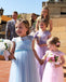BohoProm Bridesmaid Dress Marvelous Tulle & Lace Bateau Neckline Cap Sleeves A-line Bridesmaid Dresses BD050