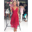 BohoProm Bridesmaid Dress Outstanding Lace Spaghetti Straps Neckline Tea-length A-line Bridesmaid Dresses BD089
