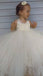 BohoProm Flower Girl Dresses Alluring Tulle Square Neckline Floor-length Ball Gown Flower Girl Dresses FD013