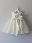 Excellent Tulle & Satin Jewel Neckline Ball Gown Flower Girl Dresses FD060