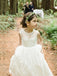 BohoProm Flower Girl Dresses Fashionable Lace Jewel Neckline Floor-length A-line Flower Girl Dresses FD032