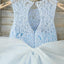 BohoProm Flower Girl Dresses Graceful Lace Jewel Neckline Knee-length A-line Flower Girl Dresses FD078