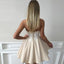 BohoProm homecoming dresses A-line Sweetheart Mini Satin Short Simple Homecoming Dresses APD2745