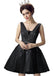 BohoProm homecoming dresses A-line V-Neck Mini Tulle Appliqued Homecoming Dresses 2775