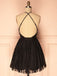 BohoProm homecoming dresses Alluring Tulle Halter Neckline A-line Homecoming Dresses With Pleats HD061