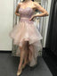 Elegant Tulle Sweetheart Neckline Hi-lo A-line Homecoming Dresses HD204