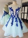 BohoProm homecoming dresses Eye-catching Tulle Scoop Neckline Short Length A-line Homecoming Dresses HD128