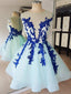 Eye-catching Tulle Scoop Neckline Short Length A-line Homecoming Dresses HD128