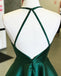 BohoProm homecoming dresses Gorgeous Satin Halter Neckline Short Length A-line Homecoming Dresses With Beadings HD108