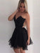 BohoProm homecoming dresses Modern Tulle Jewel Neckline A-line Homecoming Dresses With Beadings HD116