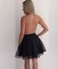 BohoProm homecoming dresses Modern Tulle Jewel Neckline A-line Homecoming Dresses With Beadings HD116
