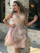 BohoProm homecoming dresses Popular Tulle V-neck Neckline Short A-line Homecoming Dresses HD167