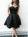 BohoProm homecoming dresses Simple Satin Sweetheart Neckline Short A-line Homecoming Dresses HD205