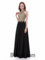 A-line Halter Floor-Length Chiffon Rhinestone prom Dresses 3058