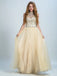 BohoProm prom dresses A-line Halter Floor-Length Tulle Rhine Stone  Prom Dresses 2916