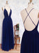 BohoProm prom dresses A-line Halter Floor-Length Tulle Simple Prom Dresses ASD26705