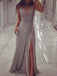 BohoProm prom dresses A-line Illusion Floor-Length Chiffon Prom Dresses With Sequins HX0062