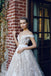 BohoProm prom dresses A-line Off-Shoulder Sweep Train Organza Elegant Prom Dresses HX00124