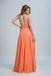 BohoProm prom dresses A-line Scoop-Neck  Floor-Length Chiffon Rhine Stone Sequined Prom Dresses 2901