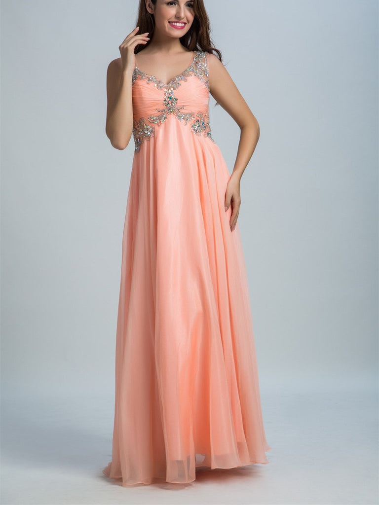 BohoProm prom dresses A-line Sweetheart Floor-Length Tulle Rhinestone Beaded prom Dresses 2931