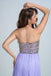 BohoProm prom dresses A-line Sweetheart Sweep Train Chiffon Rhine Stone Beaded Prom Dresses 2903
