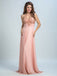 BohoProm prom dresses A-line Sweetheart Sweep Train Chiffon Rhine Stone Beaded Prom Dresses 2906