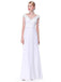BohoProm prom dresses A-Line V-neck Floor-Length Chiffon Beaded Appliqued Prom Dress 3099