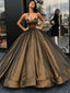 Ball-Gown Sweetheart Floor-Length Satin Long Prom Dresses With Beading ASD27105