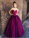 BohoProm prom dresses Ball-Gown  Sweetheart Floor-Length Tulle Prom Dresses 2849