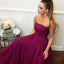 BohoProm prom dresses Shining Tulle Strapless Neckline A-line Prom Dresses With Hot Fix Rhinestones PD187