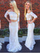 BohoProm prom dresses Trumpet/Mermaid Off-Shoulder Sweep Train Lace Rhine Stone Prom Dresses 3038