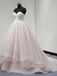 BohoProm Wedding Dresses A-line Sweetheart Chapel Train Organza Lace Beaded Wedding Dresses SWD026