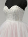 BohoProm Wedding Dresses A-line Sweetheart Chapel Train Organza Lace Beaded Wedding Dresses SWD026