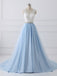 BohoProm Wedding Dresses A-line Sweetheart Chapel Train Tulle Lace Beaded Wedding Dresses SWD018