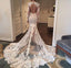 BohoProm Wedding Dresses Attractive Lace Scoop Neckline Cut-out Column Wedding Dress WD051