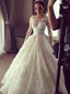 Attractive Tulle Bateau Neckline Ball Gown Wedding Dresses With Appliques WD013
