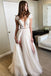 BohoProm Wedding Dresses Charming Tulle V-neck Neckline Cap Sleeves A-line Wedding Dresses WD126
