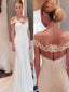 Chic Acetate Satin Scoop Neckline Sheath Wedding Dresses With Appliques WD021
