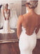 BohoProm Wedding Dresses Excellent Acetate Satin Jewel Neckline Sheath Wedding Dresses With Appliques WD018
