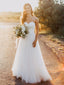 Exquisite Tulle Sweetheart Neckline A-line Wedding Dresses WD108