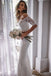 BohoProm Wedding Dresses Eye-catching Lace Off-the-shoulder Neckline 2 Pieces Mermaid Wedding Dresses WD152