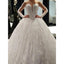 BohoProm Wedding Dresses Eye-catching Lace Scoop Neckline Long Sleeves Ball Gown Wedding Dresses WD135
